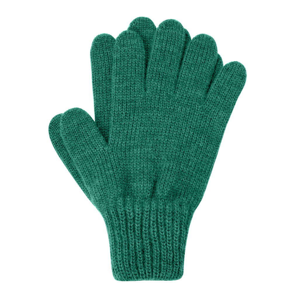 Перчатки вязаные (12 Зеленый) LOLOCLO