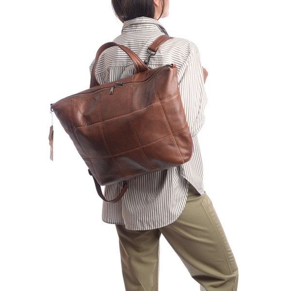 сумка-рюкзак женская натуральная кожа kiki lok