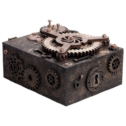 Подарки для мужчин Шкатулка с секретом Gearbox Большая