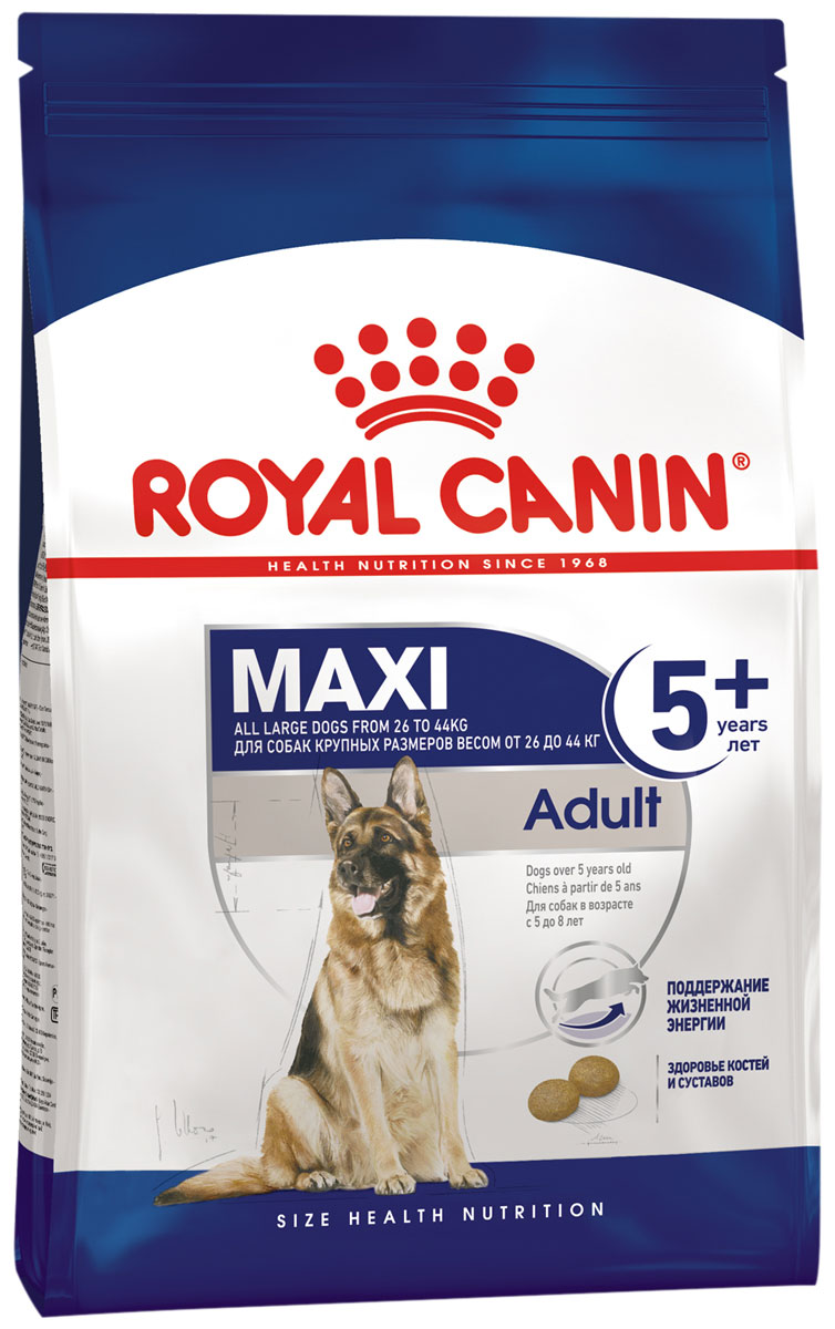  Royal Canin Maxi Adult 5+ для пожилых собак крупных пород старше 5 лет (15 кг)