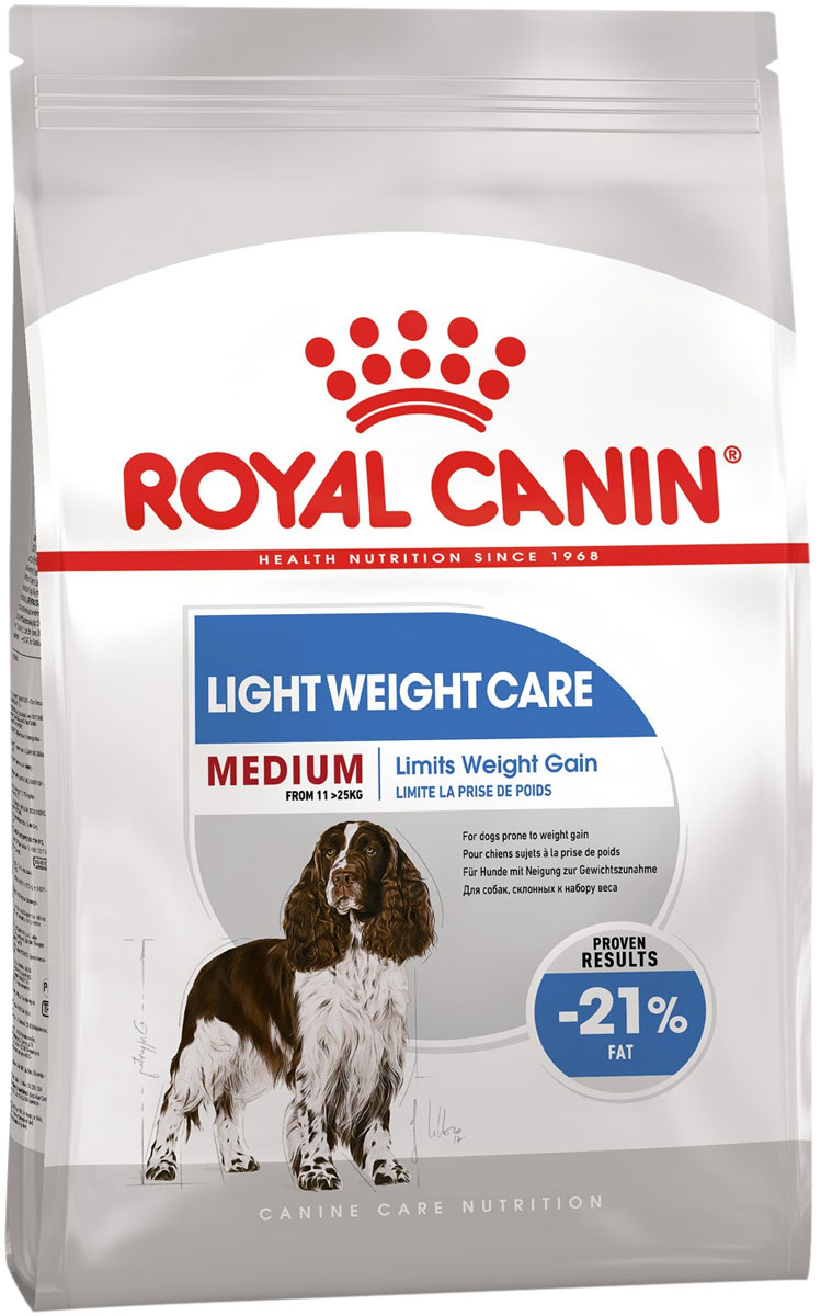 Для средних пород  Магизоо Royal Canin Medium Light Weight Care диетический для взрослых собак средних пород (3 кг)