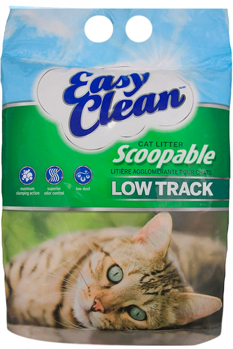 Easy Clean Low Track наполнитель комкующийся для туалета длинношерстных кошек (18,14 кг)