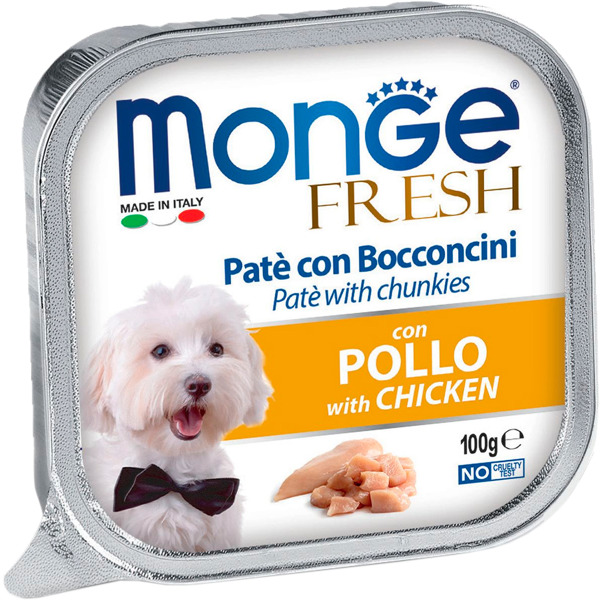 Monge Fresh Dog для взрослых собак паштет с курицей (100 гр)