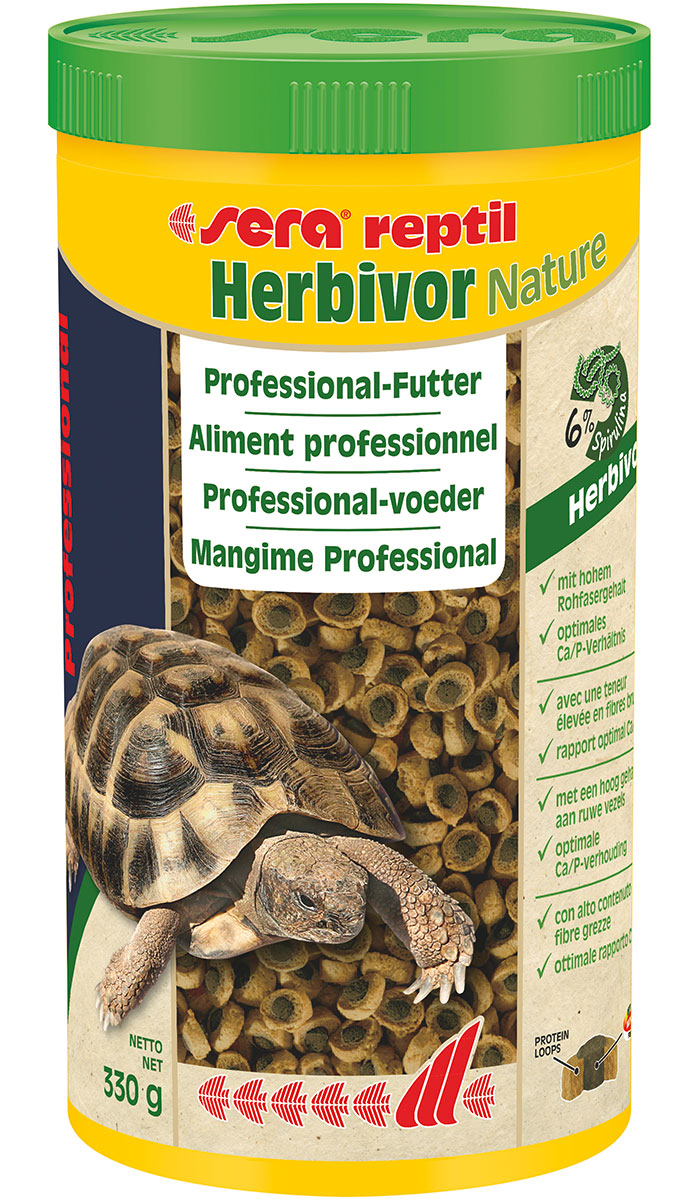 Sera Reptil Professional Herbivor корм гранулы для рептилий (1 л)