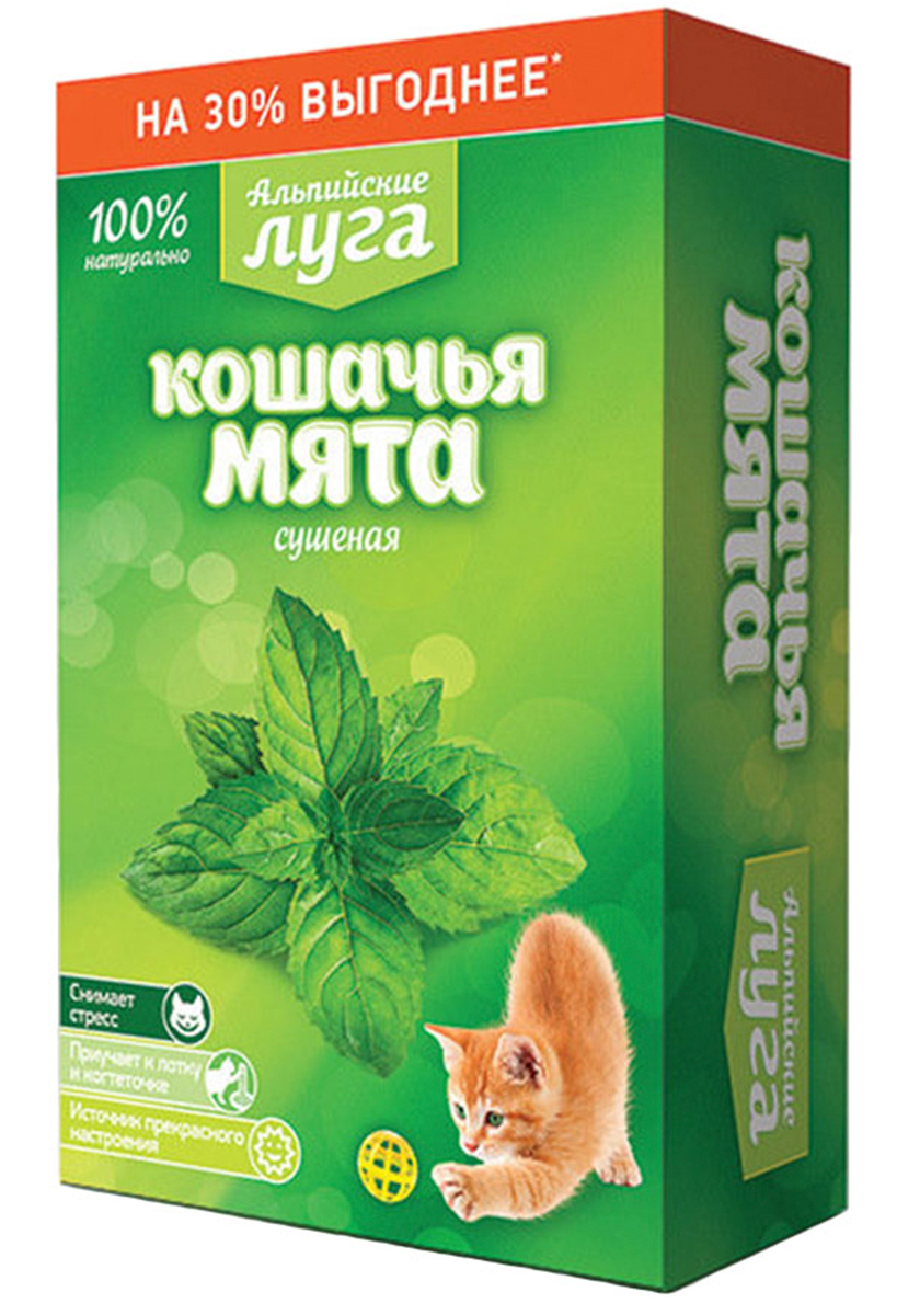  Лакомство альпийские луга кошачья мята сушеная (20 гр)