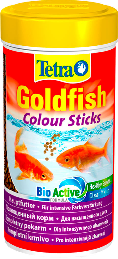 Tetra Goldfish Colour Sticks корм гранулы для золотых рыбок для усиления окраски (250 мл)