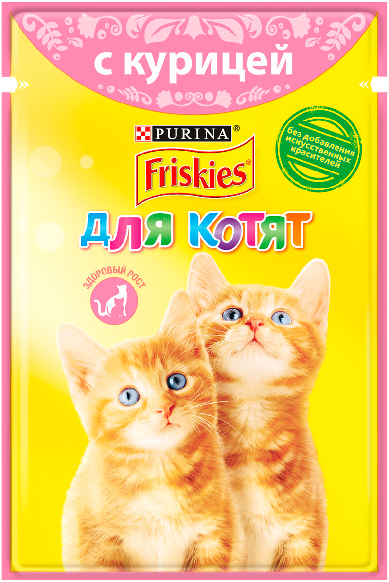 Friskies для котят с курицей в подливе  (85 гр х 24 шт)