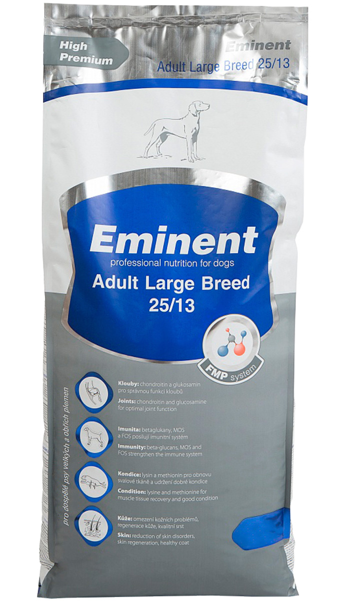 Eminent Adult Large Breed 25/13 для взрослых собак крупных пород (15 кг)