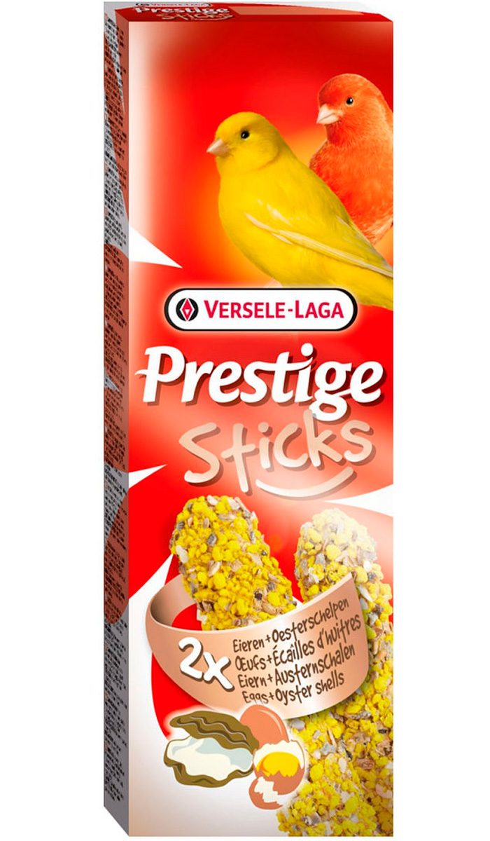 Versele-laga Prestige палочки для канареек с яйцом и ракушечником 2х30 гр (2 шт)