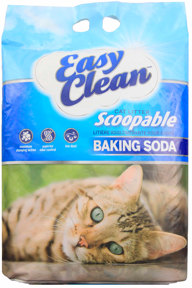 Easy Clean Baking Soda наполнитель комкующийся для туалета кошек с содой (9,07 кг)