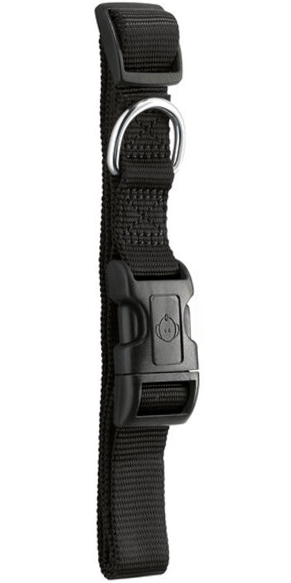 Ошейник для собак Hunter Smart Ecco S нейлон черный 15 мм 30 – 45 см  (1 шт)