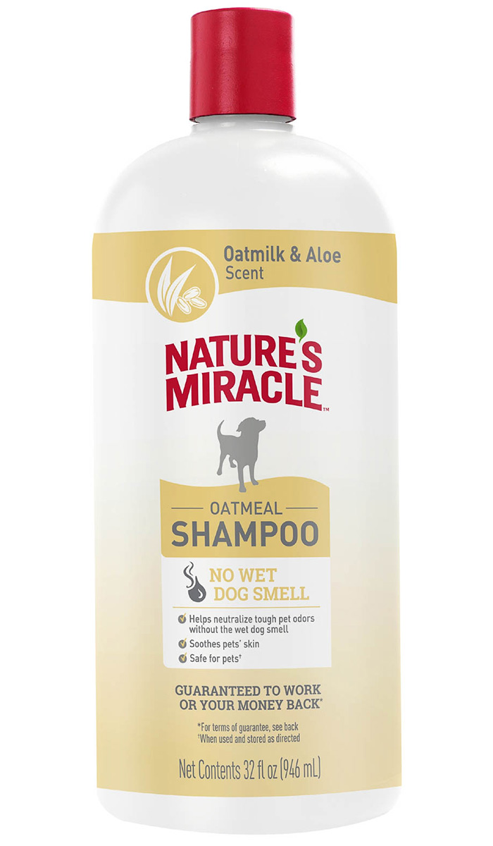  8 in 1 Nature's Miracle Oatmeal Odor Control шампунь против запаха для собак с овсяным молочком 947 мл (1 шт)