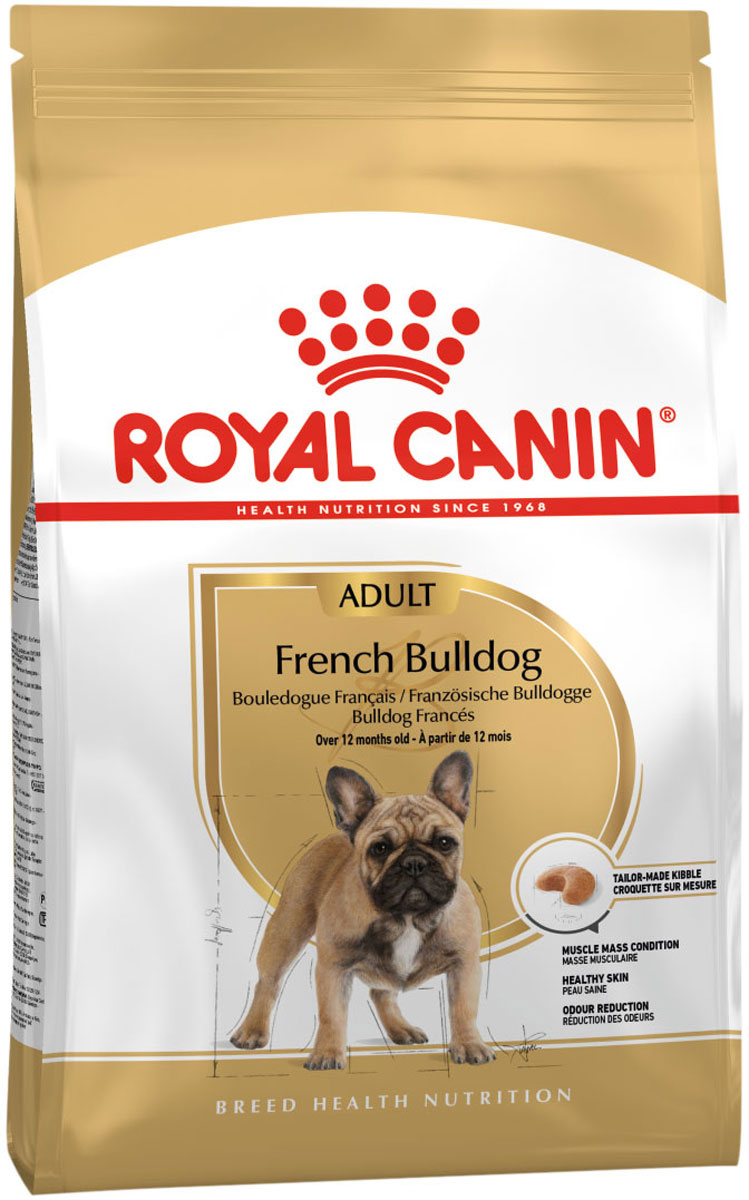 Для определенных пород  Магизоо Royal Canin French Bulldog Adult для взрослых собак французский бульдог (3 кг)