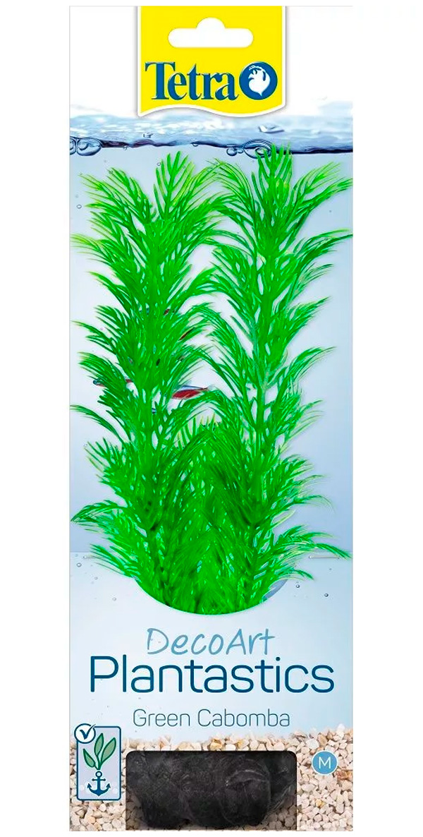 Растение для аквариума пластиковое Кабомба Tetra DecoArt Plant M Green Cabomba 23 см (1 шт)