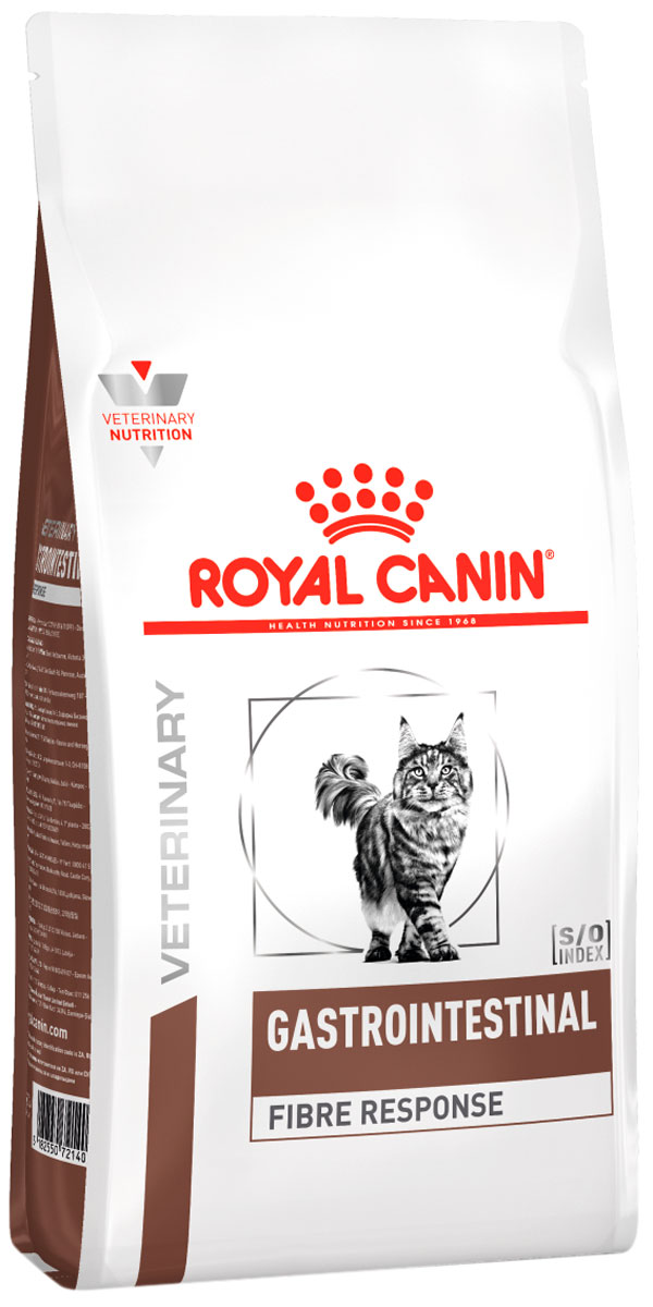 Royal Canin Gastrointestinal Fibre Response для взрослых кошек при нарушениях пищеварения, запорах с повышенным содержанием клетчатки (0,4 кг)