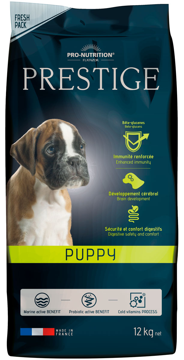 Flatazor Prestige Puppy для щенков всех пород, беременных и кормящих сук (12 + 12 кг)