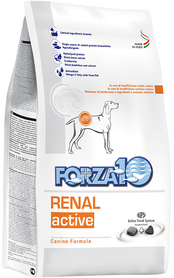 Forza10 Active Line Forza10 Dog Renal Active для взрослых собак всех пород при хронической почечной недостаточности (4 кг)