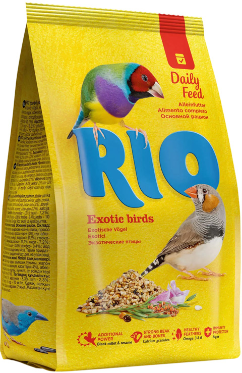 Rio Exotic Birds корм для экзотических птиц (500 гр)