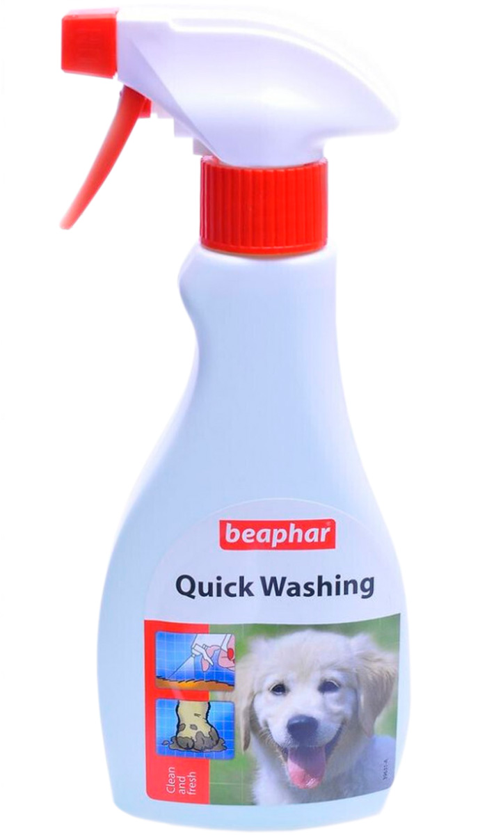 Beaphar Quick Washing экспресс шампунь для быстрого очищения кожи и шерсти животных 250 мл  (1 шт)