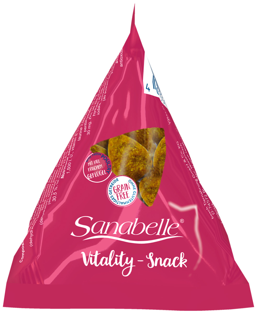 Лакомство Sanabelle Vitality-snack для кошек защита и укрепление связок и суставов 20 гр (1 шт)