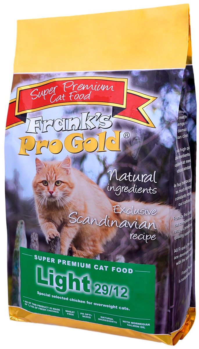  Frank's Progold Cat Adult Light диетический для взрослых кошек с курицей (3 кг)