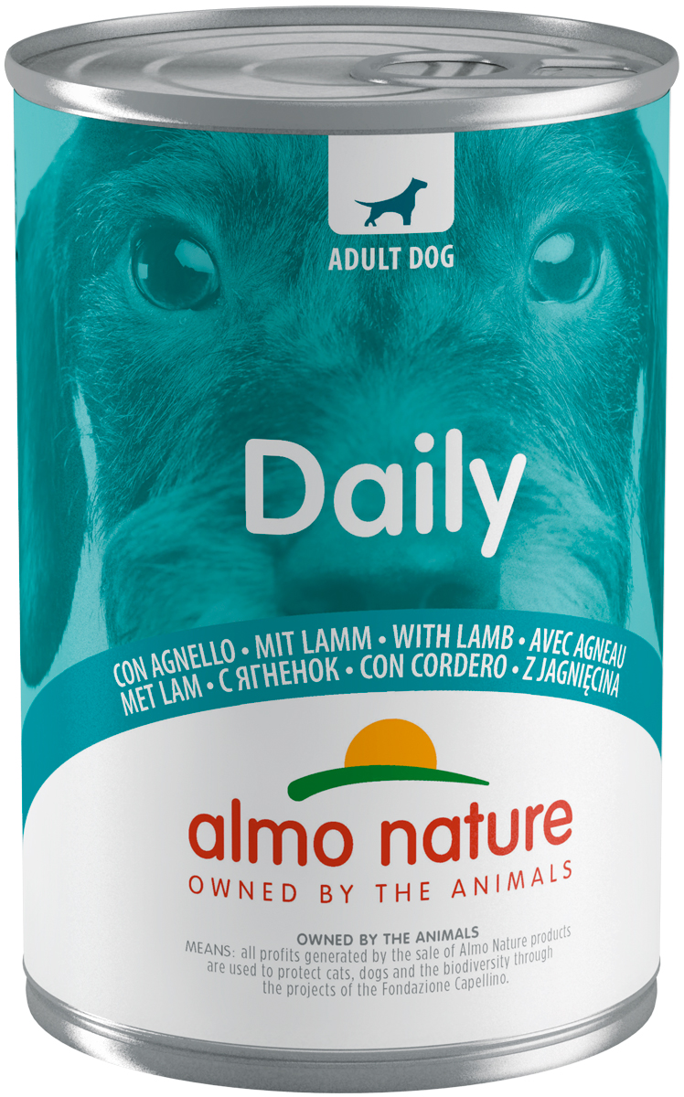 Almo Nature Dog Daily Menu для взрослых собак с ягненком  (400 гр)