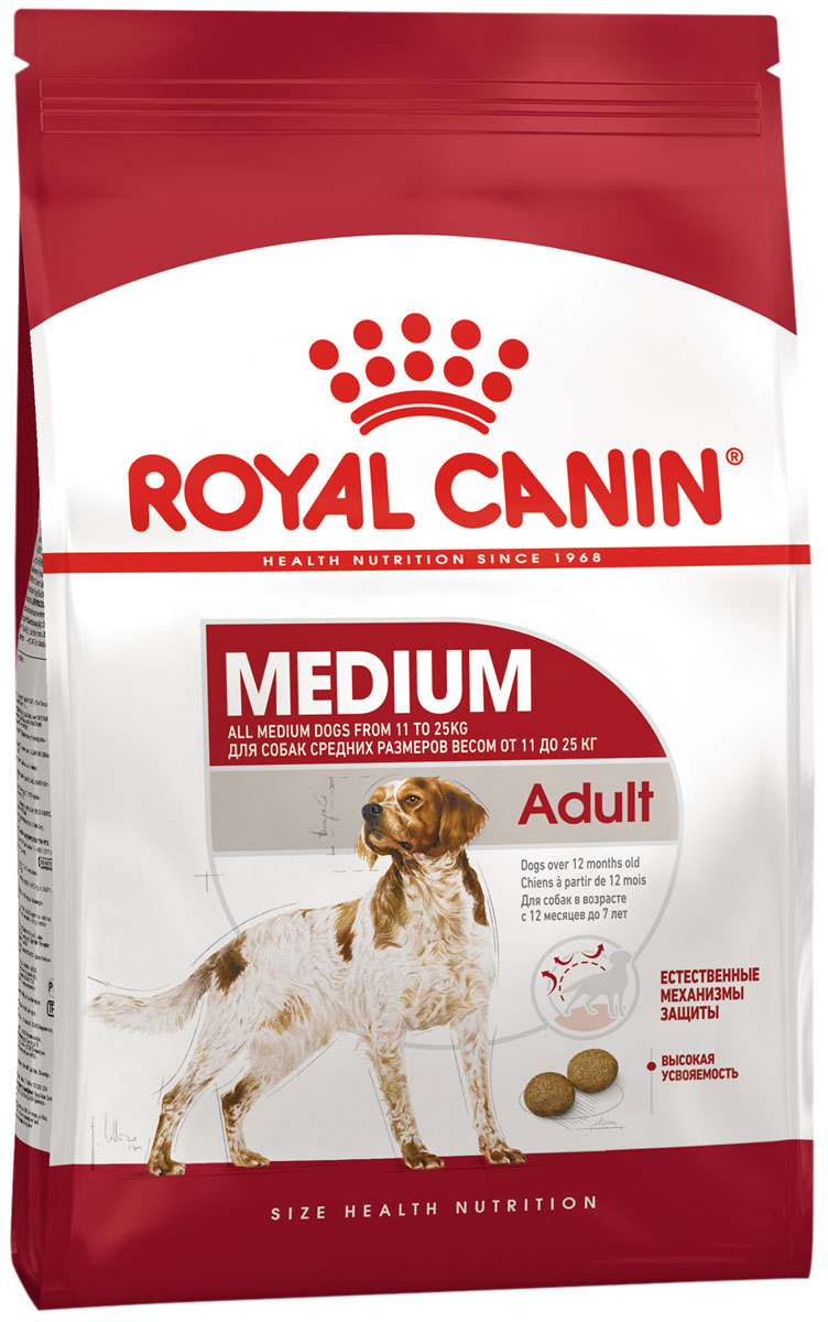 Royal Canin Medium Adult для взрослых собак средних пород (3 кг)