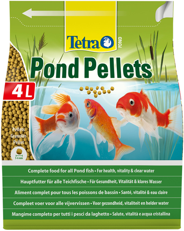 Tetra Pond Pellets корм пеллеты для прудовых рыб (4 л)