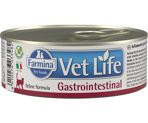 Farmina Vet Life Feline Gastrointestinal для взрослых кошек при заболеваниях жкт 85 гр (85 гр)