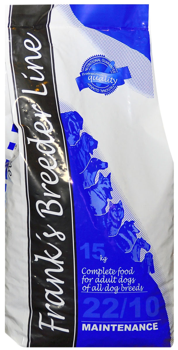 Frank's Progold Breeder Line Dog Adult Maintenance для взрослых собак всех пород с курицей (15 + 15 кг)