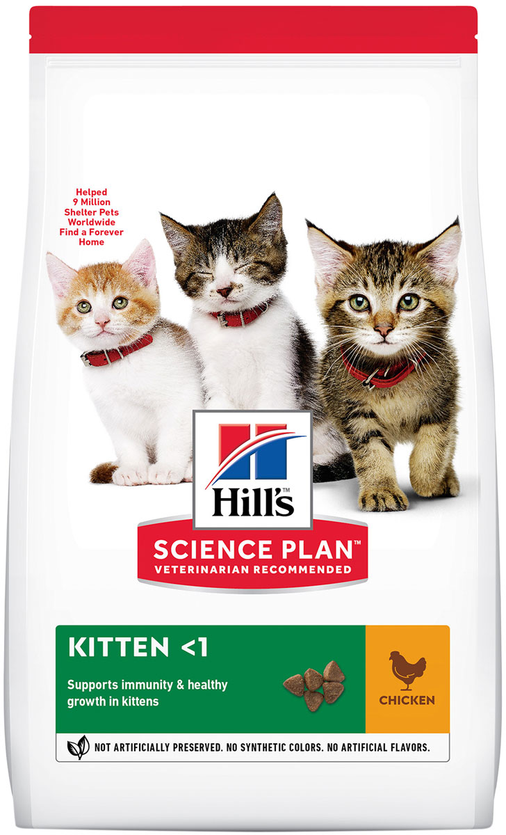 Hill’s Science Plan Kitten Chicken для котят с курицей (0,3 кг)