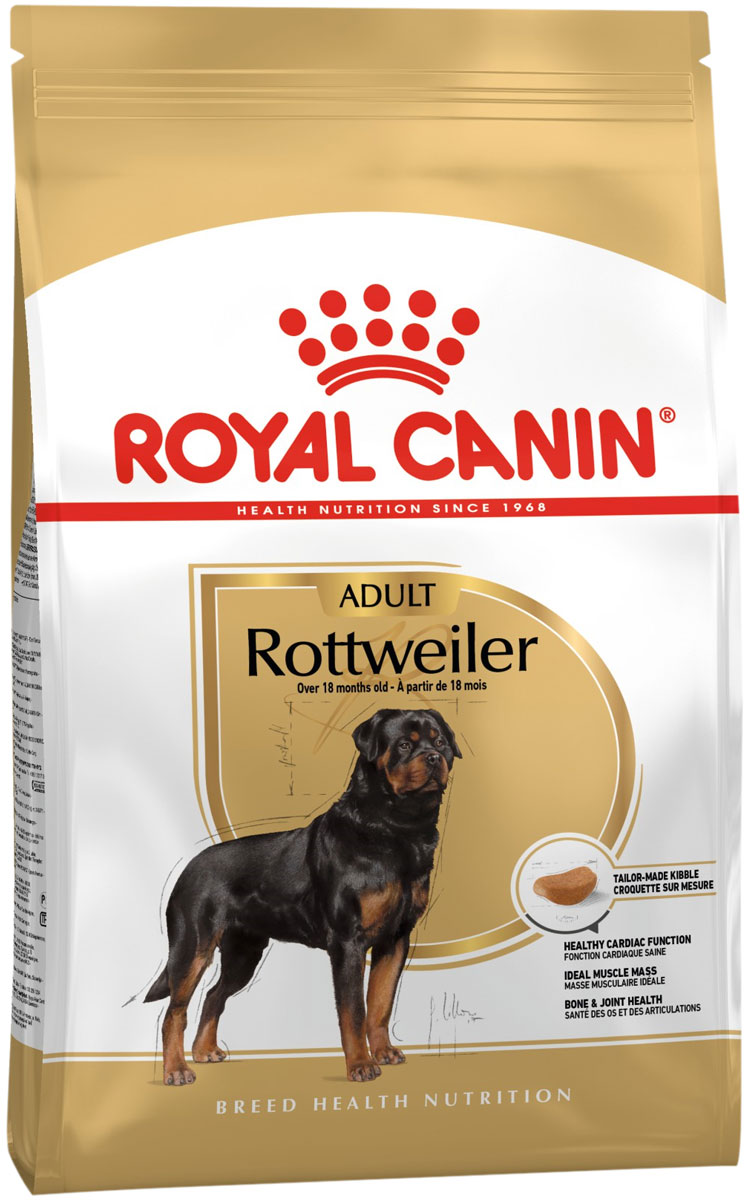 Для определенных пород  Магизоо Royal Canin Rottweiler Adult для взрослых собак ротвейлер (12 + 12 кг)