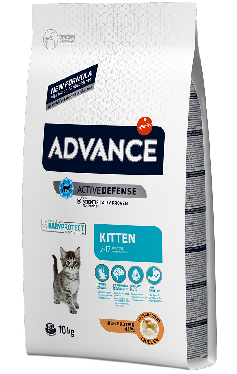 Advance Kitten для котят с курицей и рисом (1,5 + 1,5 кг)