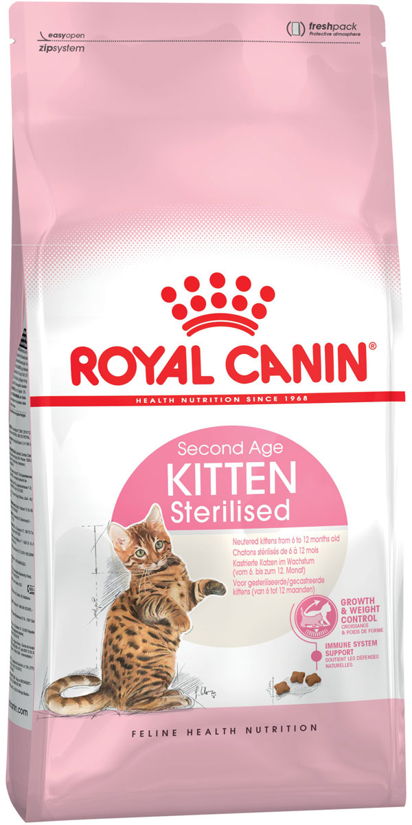 Royal Canin Kitten Sterilised для кастрированных и стерилизованных котят  (0,4 кг)