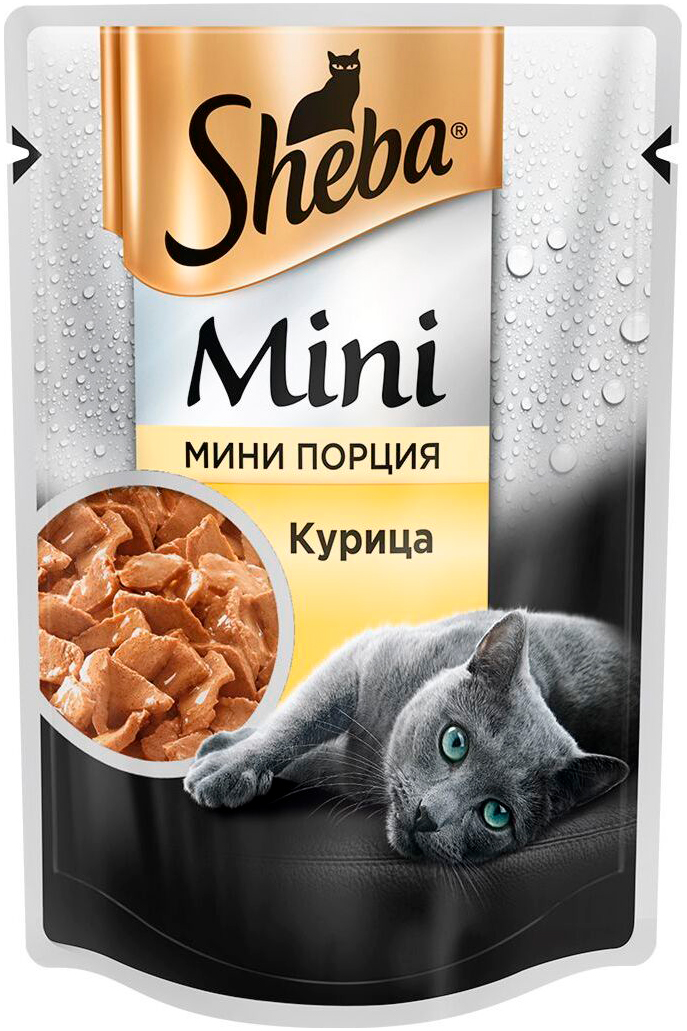   Магизоо Sheba Mini порция для взрослых кошек с курицей  (50 гр)