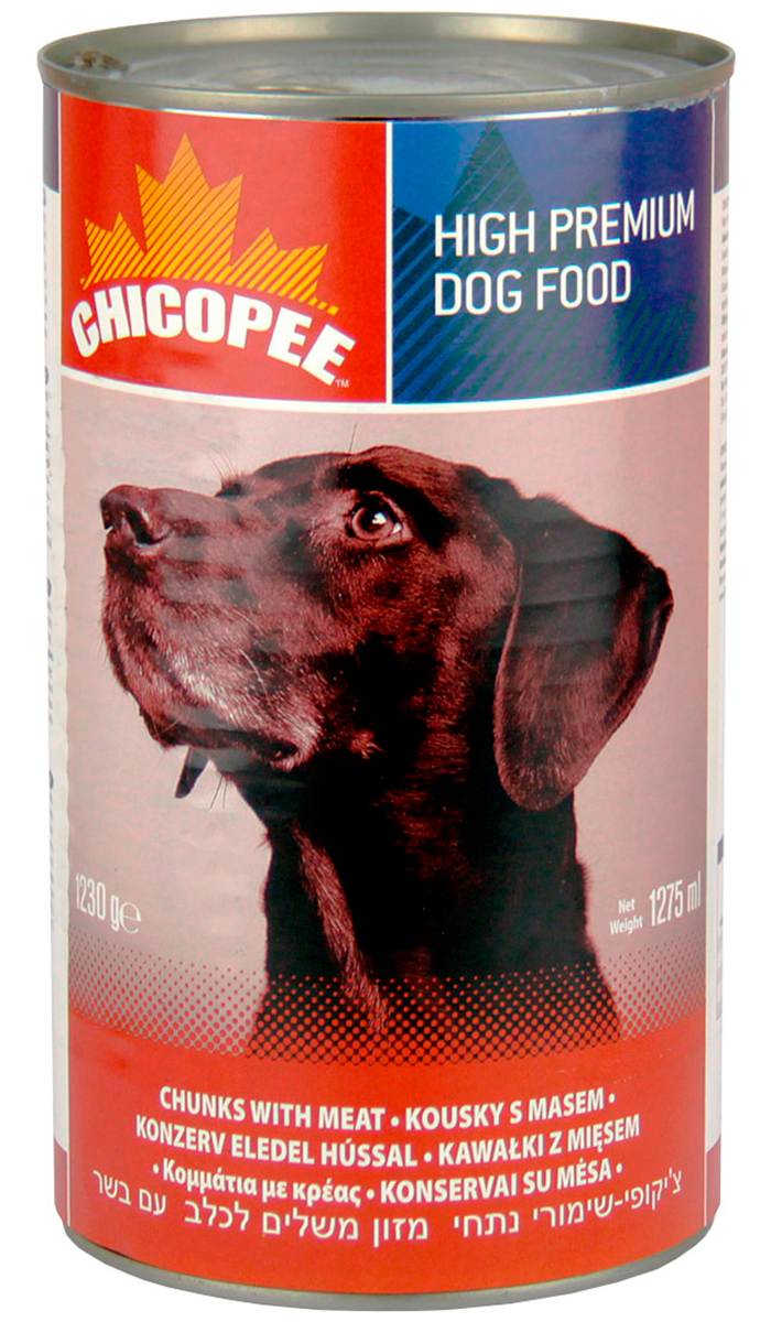 Chicopee Dog для взрослых собак с говядиной (1230 гр)