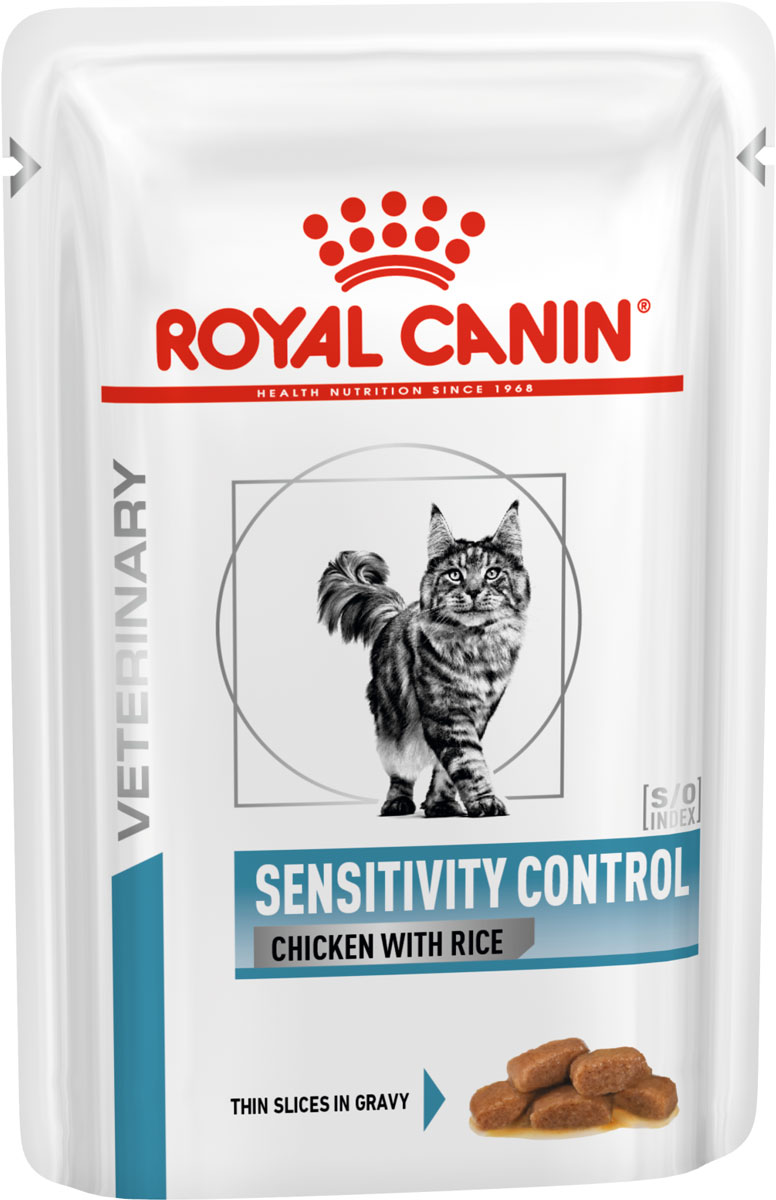 Royal Canin Sensitivity Control для взрослых кошек при пищевой непереносимости с курицей пауч 85 гр (85 гр х 12 шт)