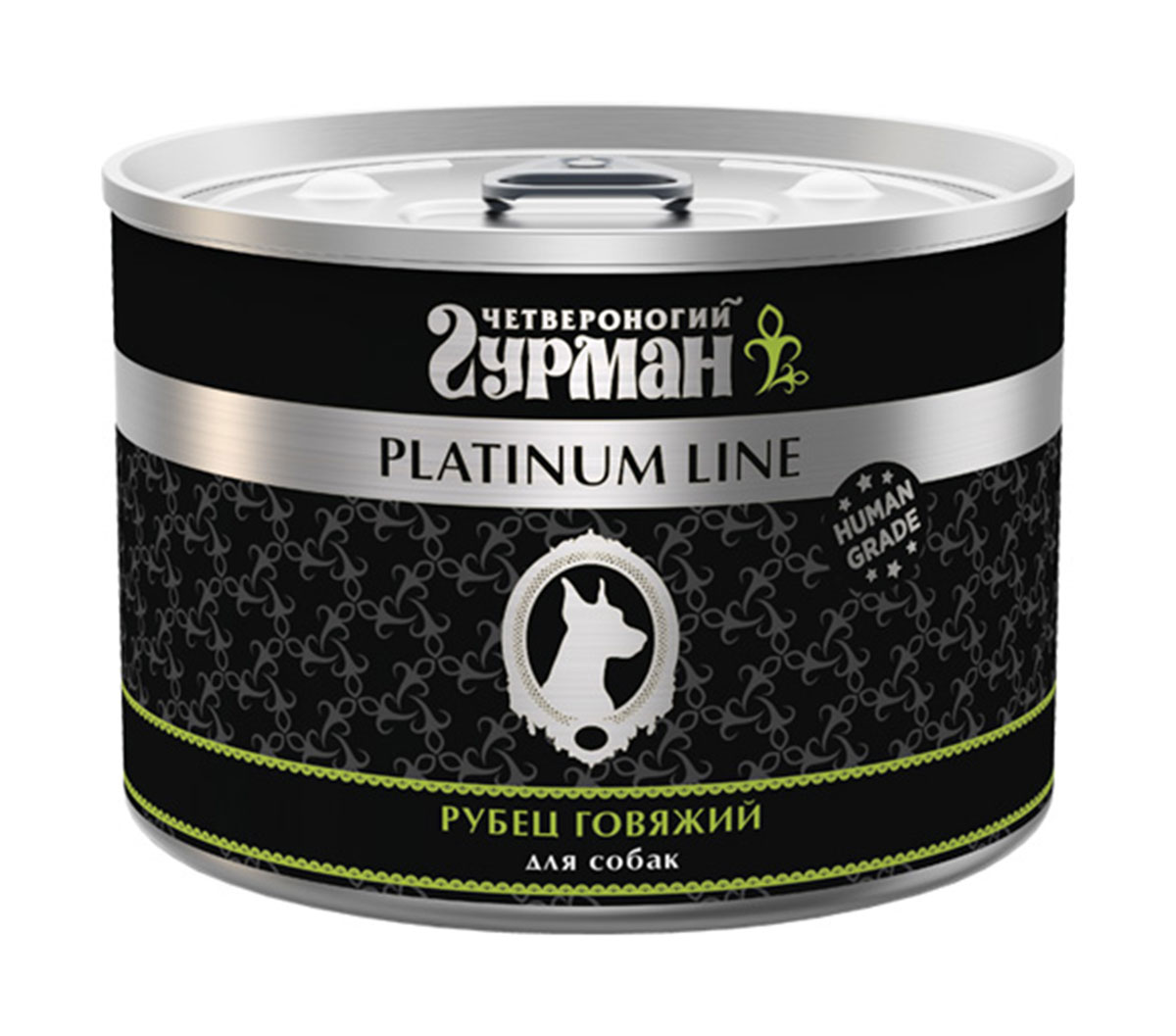 четвероногий гурман Platinum Line для взрослых собак с рубцом в желе (240 гр х 12 шт)