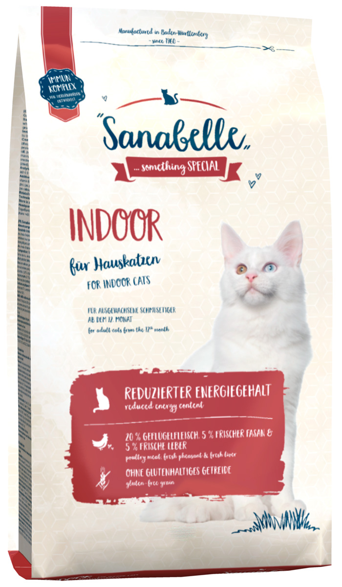 Sanabelle Indoor для взрослых кошек живущих дома (10 кг)