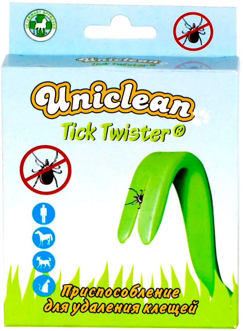 Uniclean Tick Twister удалитель выкручиватель клещей уп. 2 шт (1 шт)