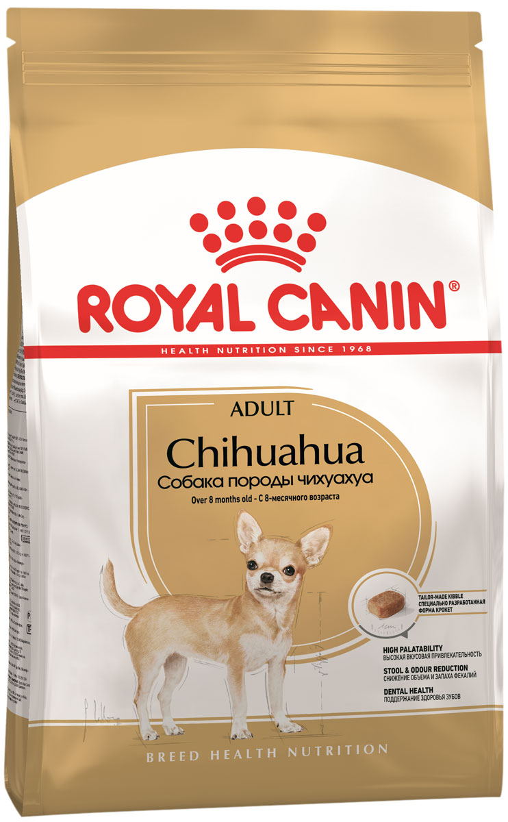 Для определенных пород Royal Canin Chihuahua Adult для взрослых собак чихуахуа (3 кг)