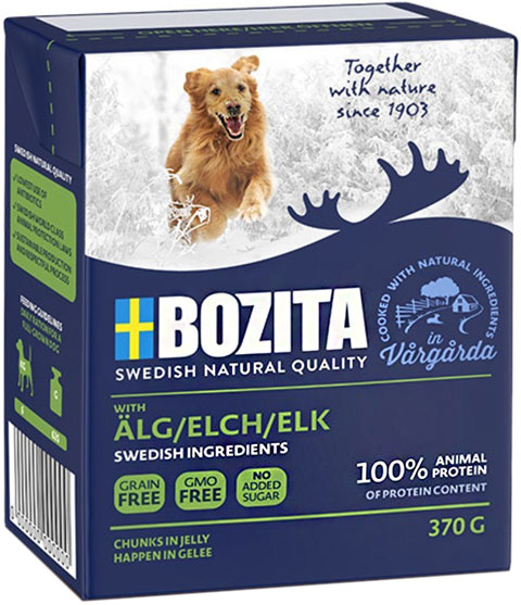   Магизоо Bozita Naturals Elk In Jelly для собак и щенков с лосем в желе  (370 гр)