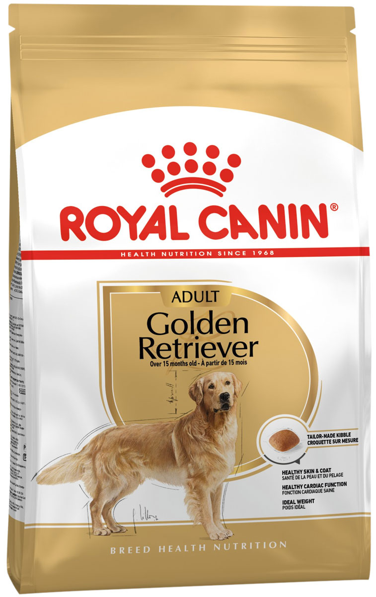 Для определенных пород Royal Canin Golden Retriever Adult для взрослых собак голден ретривер (12 кг)