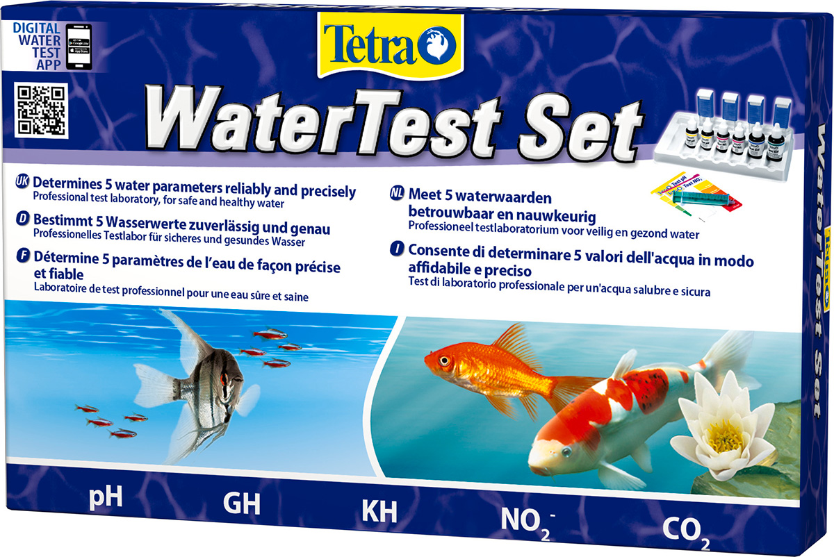 Tetra WaterTest Set набор для пресной воды GH/kH/NO2/pH/CO2 (1 шт)