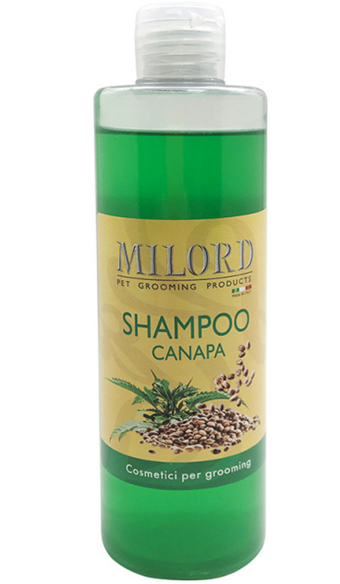 Шампунь для собак и кошек Milord Shampoo Canapa питательный с коноплей 300 мл (1 шт)