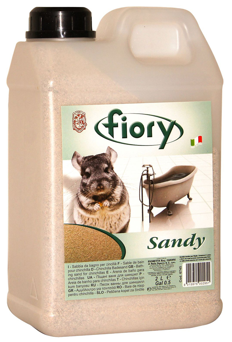 Fiory Sandy песок для купания шиншилл (2 л)