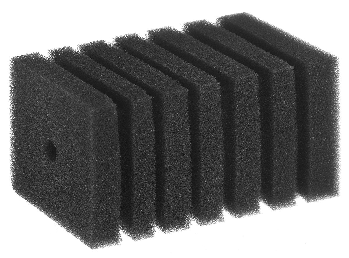 Губка для помп квадратная Barbus 5,5 х 5,5 х 12 см Sponge 008 (1 шт)