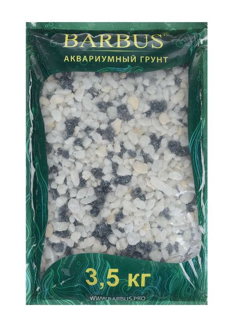 Грунт Крошка Микс черно-белый, 5 – 10 мм, Barbus, Gravel 027/3,5 (3,5 кг)