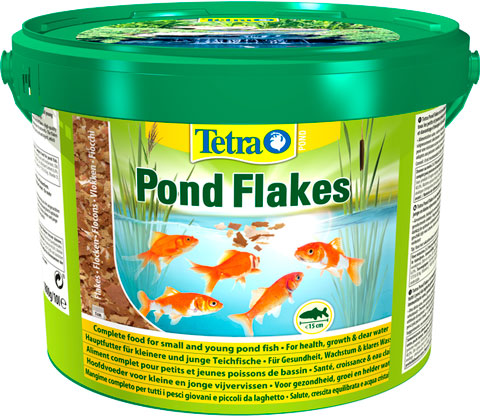 Tetra Pond Flakes корм хлопья для молодых прудовых рыб (4 л)