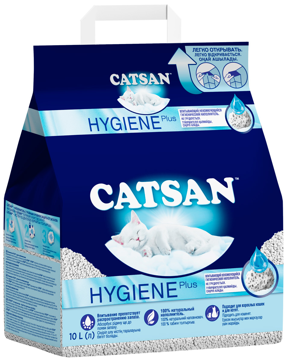 Catsan – Катсан наполнитель впитывающий для туалета кошек (10 л)